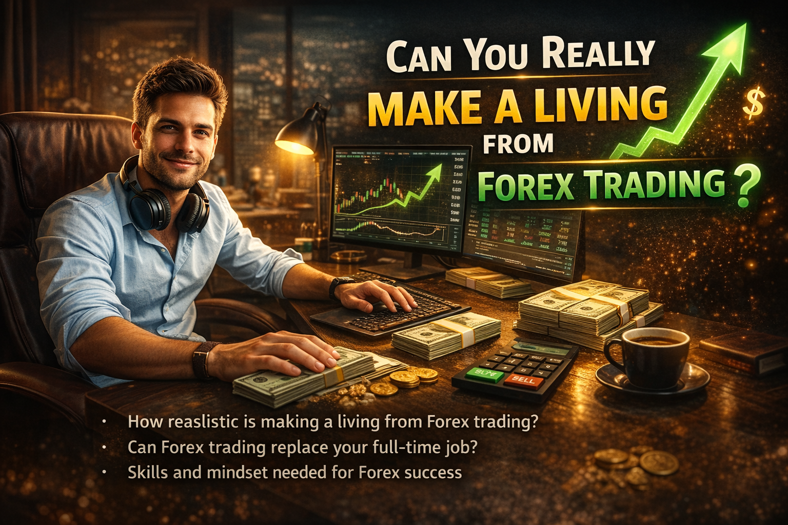 Can You Really Make a Living From Forex Trading?